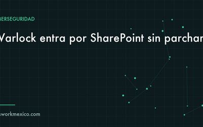 Servidor de documentos en un centro de datos con una alerta de cifrado de archivos en pantalla