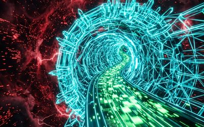 Ilustración conceptual de un túnel VPN seguro con WireGuard en un servidor