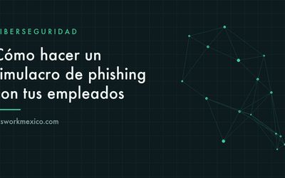 Bandeja de correo corporativa con un mensaje de prueba de phishing marcado durante un simulacro interno
