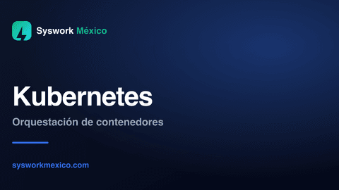 Ilustración de orquestación de contenedores con Kubernetes