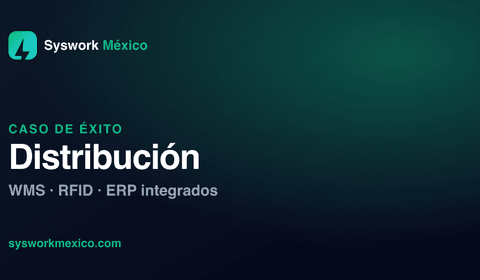 Ilustración de control total de almacén con WMS y trazabilidad en una distribuidora regional