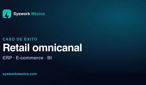 Diagrama conceptual de integración omnicanal con BI en una cadena de retail