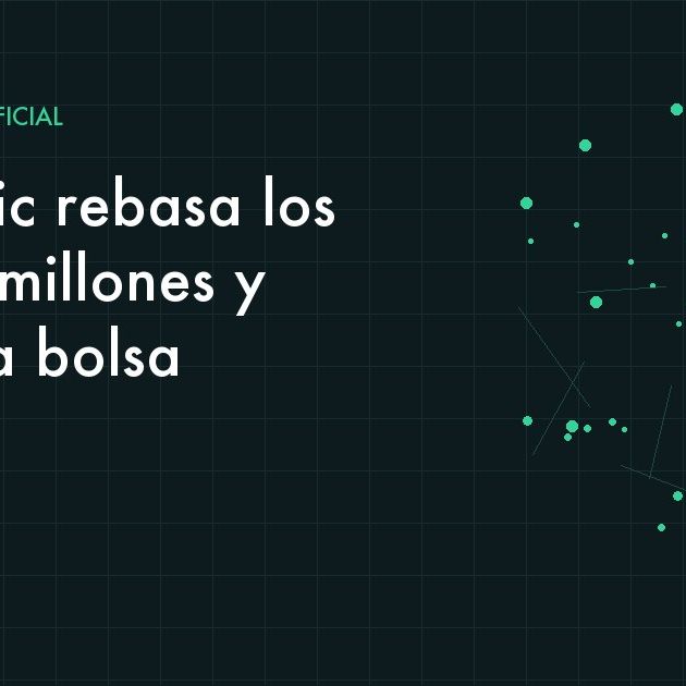 Gráfica de crecimiento de ingresos de una empresa de inteligencia artificial en una pantalla de oficina