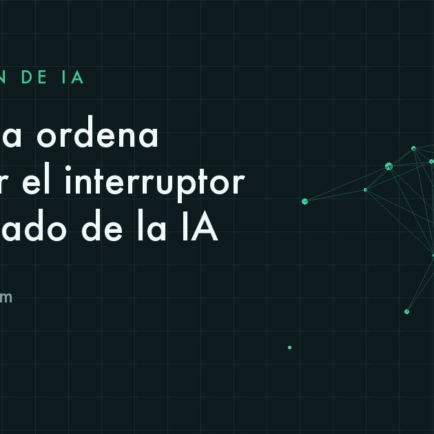 Sala de control con un panel de supervisión de sistemas de inteligencia artificial y un mando de apagado