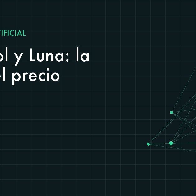 Dos curvas de costo por token cayendo en un tablero de consumo de inteligencia artificial
