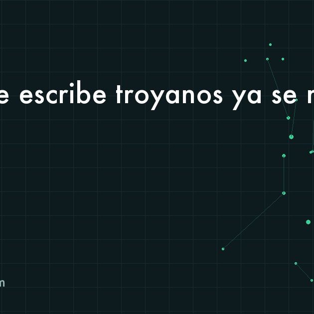 Terminal con código generado automáticamente y una advertencia de seguridad