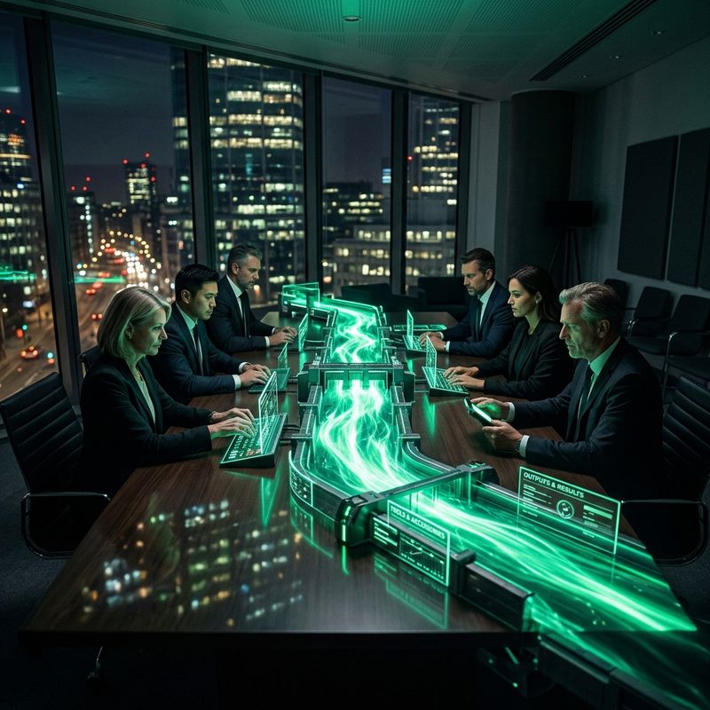 Reglas y controles de gobernanza encauzando el poder de la inteligencia artificial en una empresa