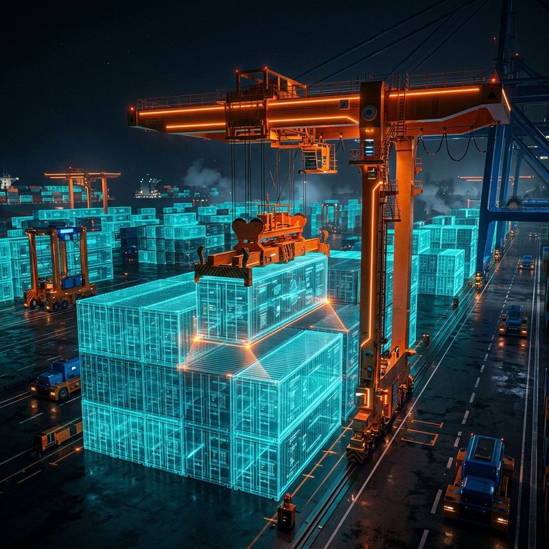 Ilustración de contenedores orquestados con Docker Compose para principiantes