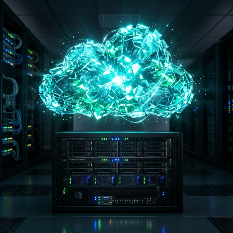 Ilustración de Nextcloud instalado en un servidor propio como nube privada