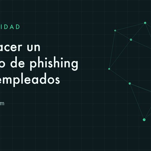 Bandeja de correo corporativa con un mensaje de prueba de phishing marcado durante un simulacro interno